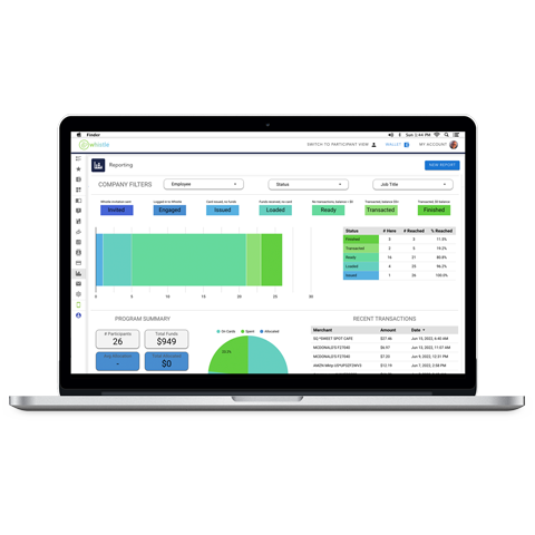 Whistle Payments Dashboard