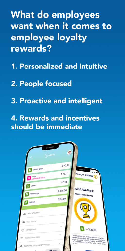 Employee Loyalty Rewards Banner - Whistle App