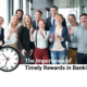 Banking employees happy to receive rewards