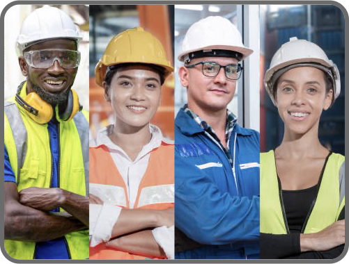 diverse constrcution team
