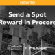 Send a spot reward in Procore