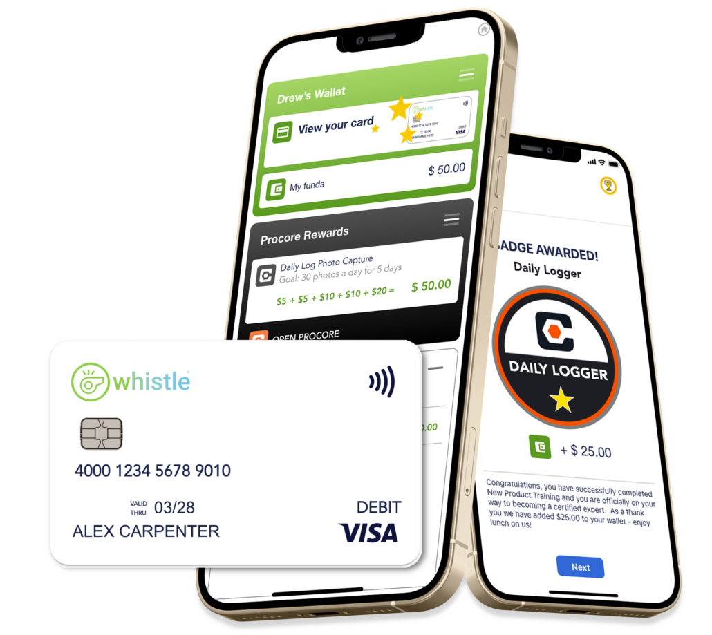 Whistle Rewards for Construction